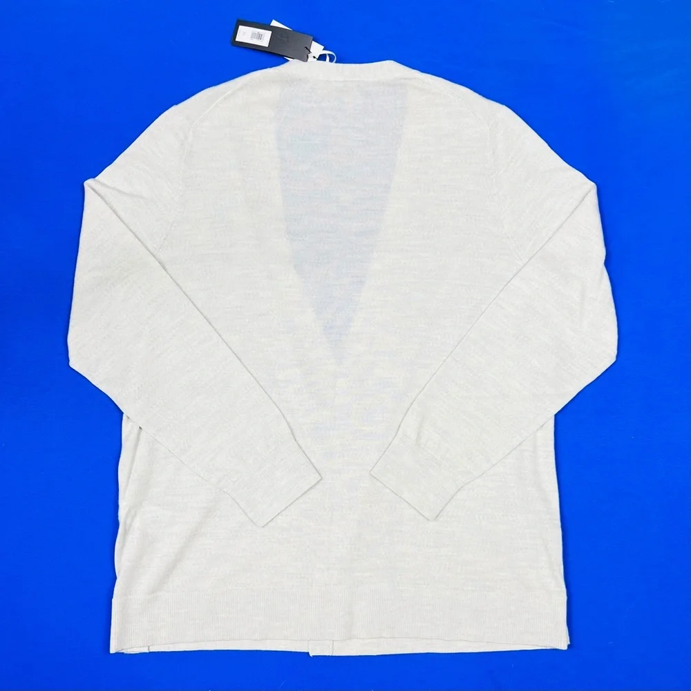 đŤSOLD! |â˘NWTđ𤊠|â˘BANANA REPUBLICâ˘| 100% Merino Wool Cardigan Sweater - Picture 2 of 10